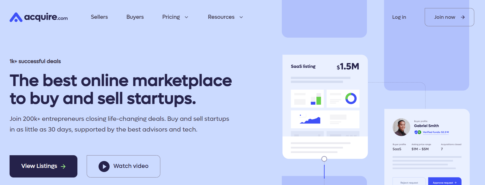 Acquire – 網(wǎng)站/公司在線擔保交易平臺 | 27PR跨境電商導航